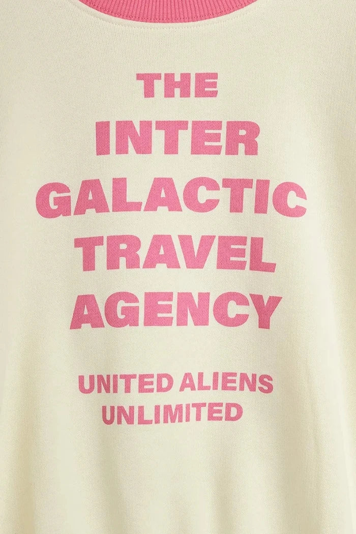 Mini Rodini çocuklar için pamuklu sweatshirt Travel agency