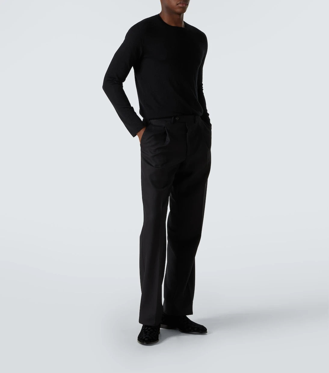 Dolce&Gabbana - Vivaldi velvet loafers