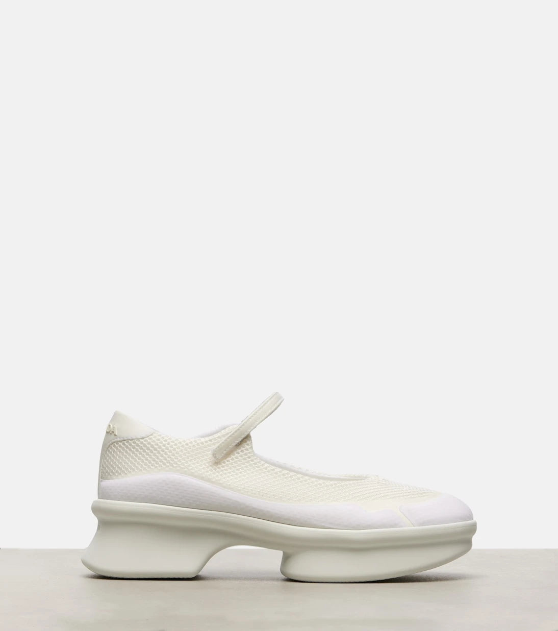 Prada - Wavy mesh Mary Jane flats