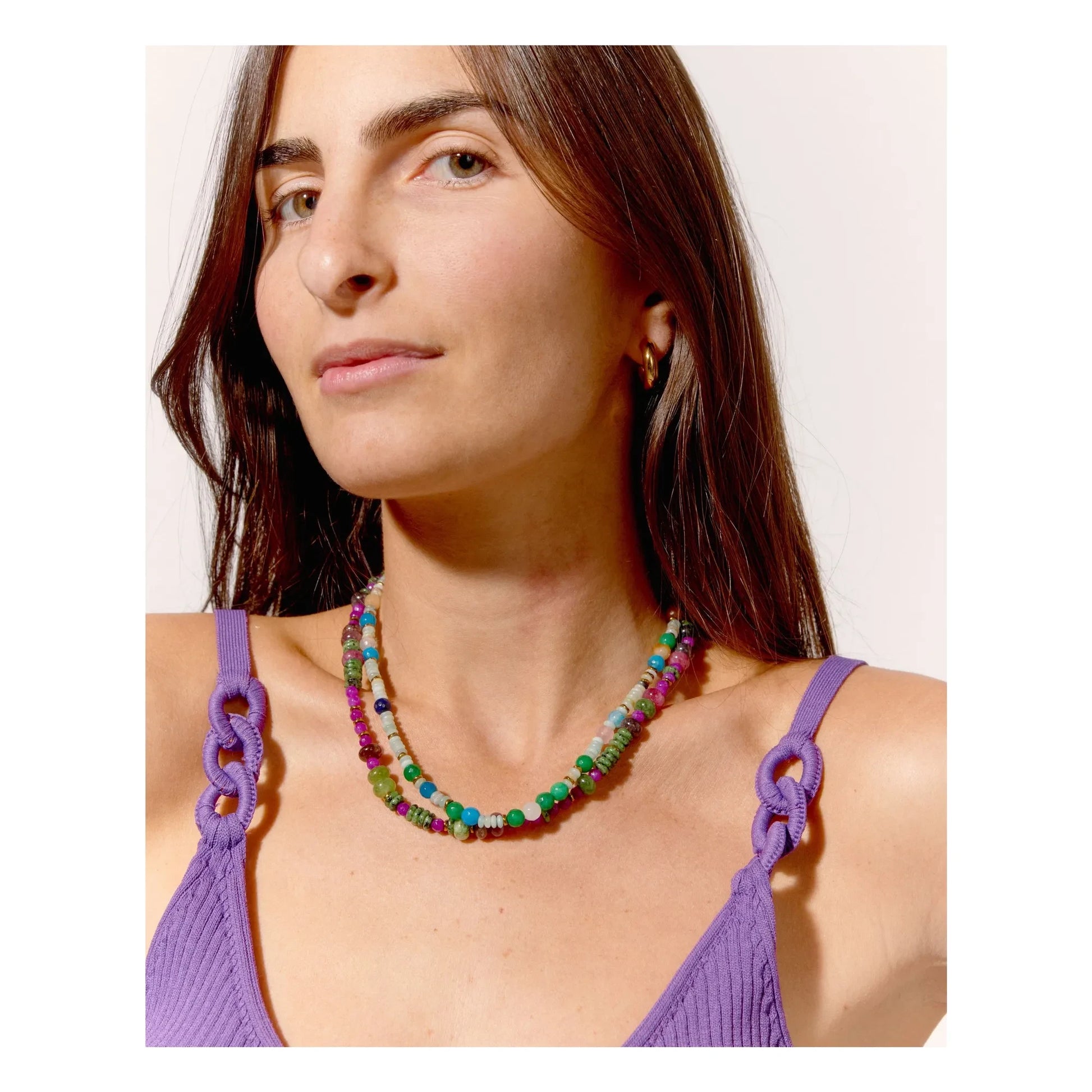 Palas - Positano necklace | Khaki