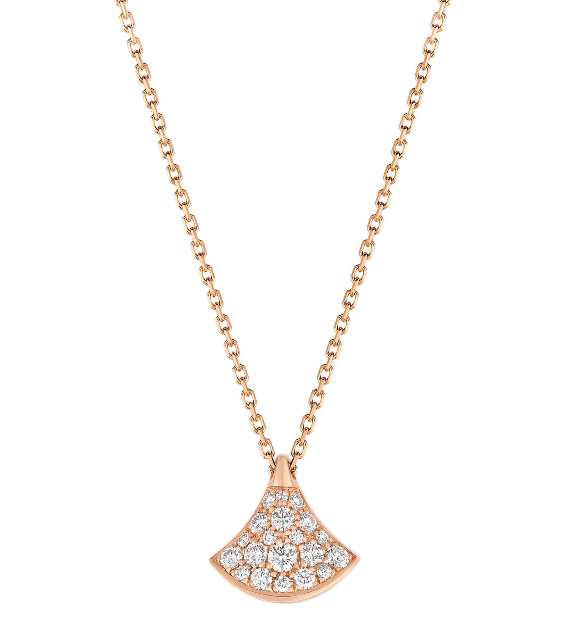 Rose Gold and Diamond Divas' Dream Pendant Necklace