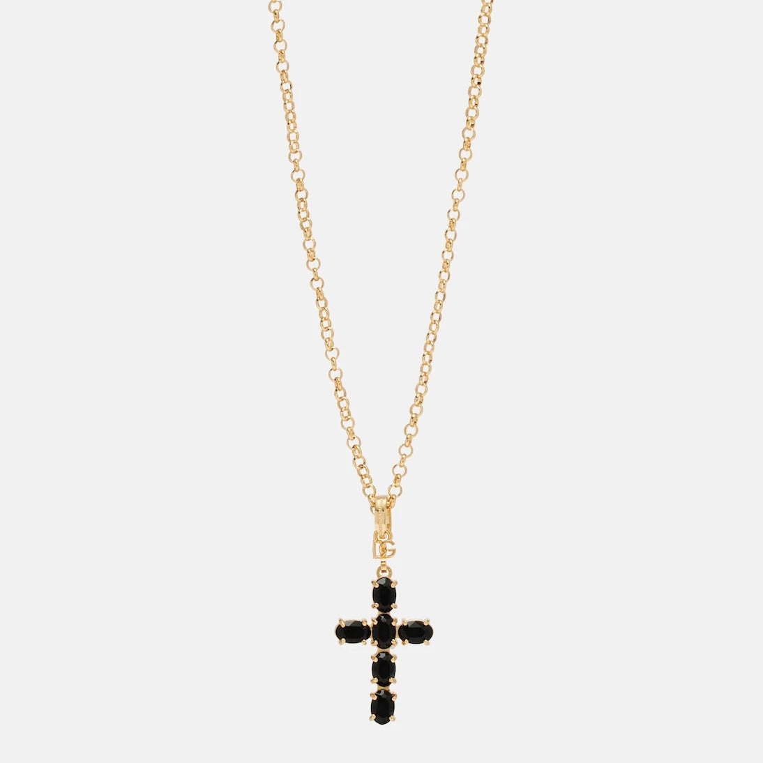 Dolce&Gabbana - Cross embellished chain necklace
