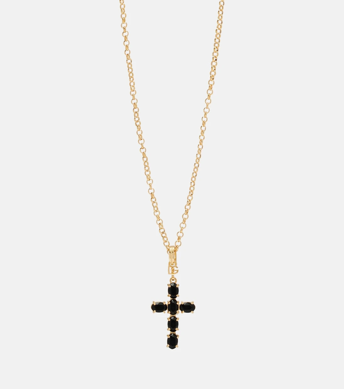 Dolce&Gabbana - Cross embellished chain necklace
