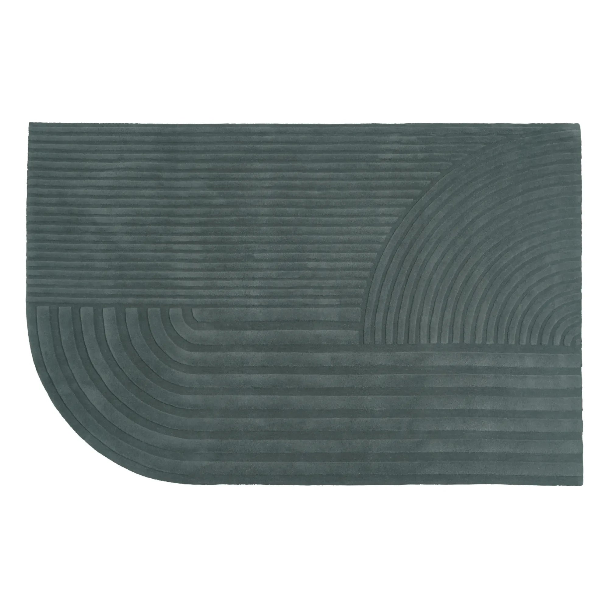 Muuto - Relevo Rug - Studio Pepe | Dark green