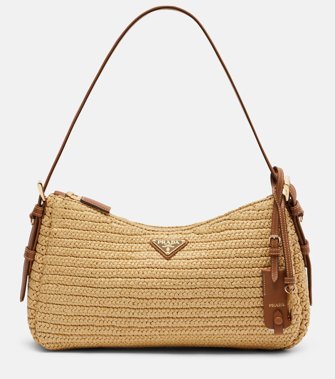 Prada - Prada Aimée Large crochet shoulder bag