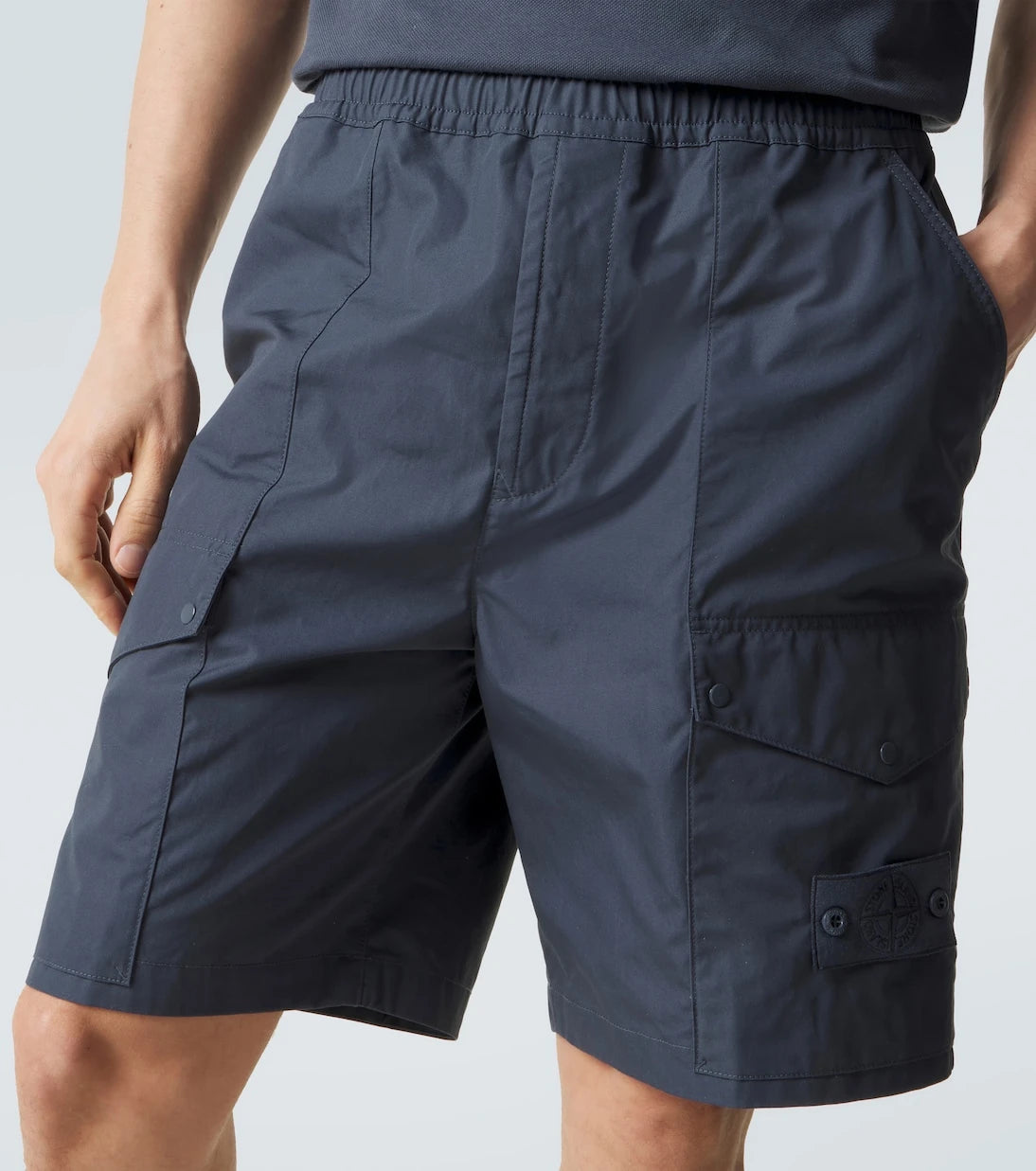 Stone Island - Ghost cotton canvas cargo shorts