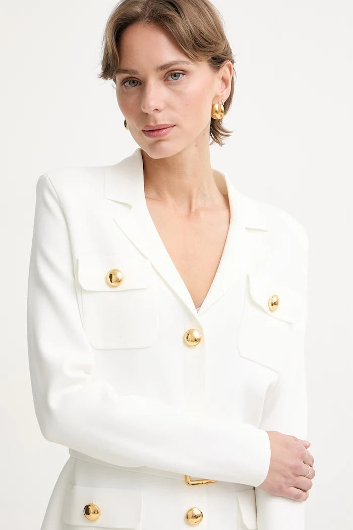 Viscose Kadın Ceket Elisabetta Franchi