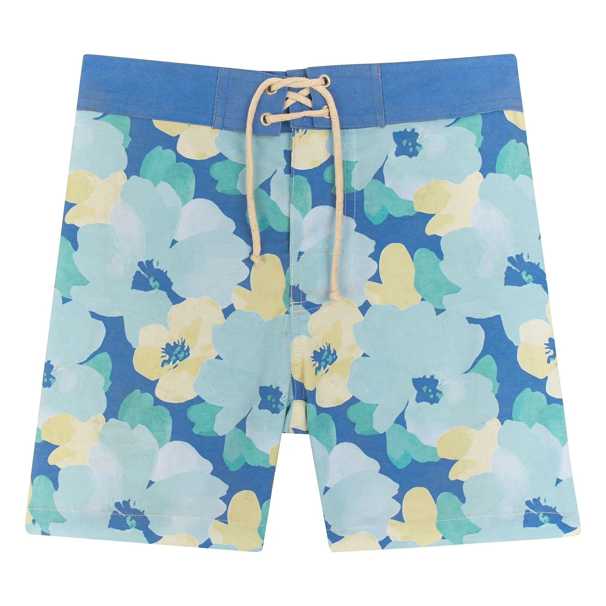 My First Cantê - Luca Fleuri Swim Shorts | Pale blue