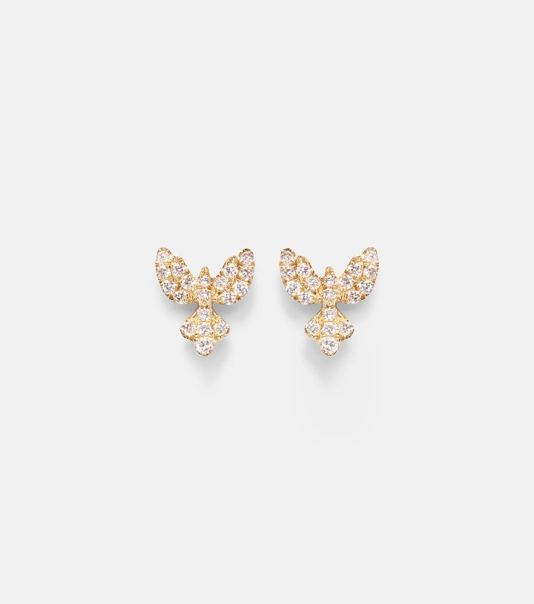 Anita Ko - 18kt gold earrings with diamonds