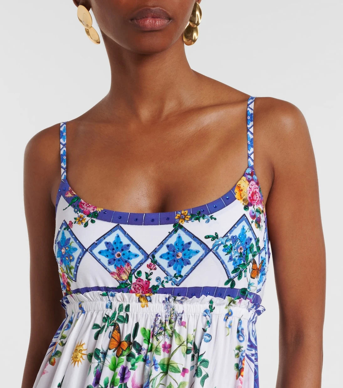 Camilla - Floral cotton maxi dress
