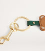 Multi Leather Keyring Harrods Bear