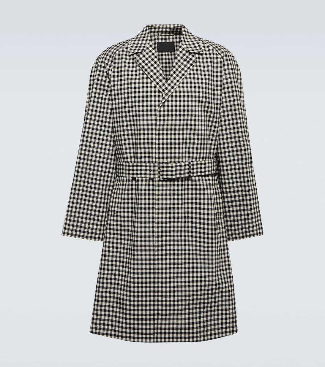 Prada - Ekose pamuklu trençkot