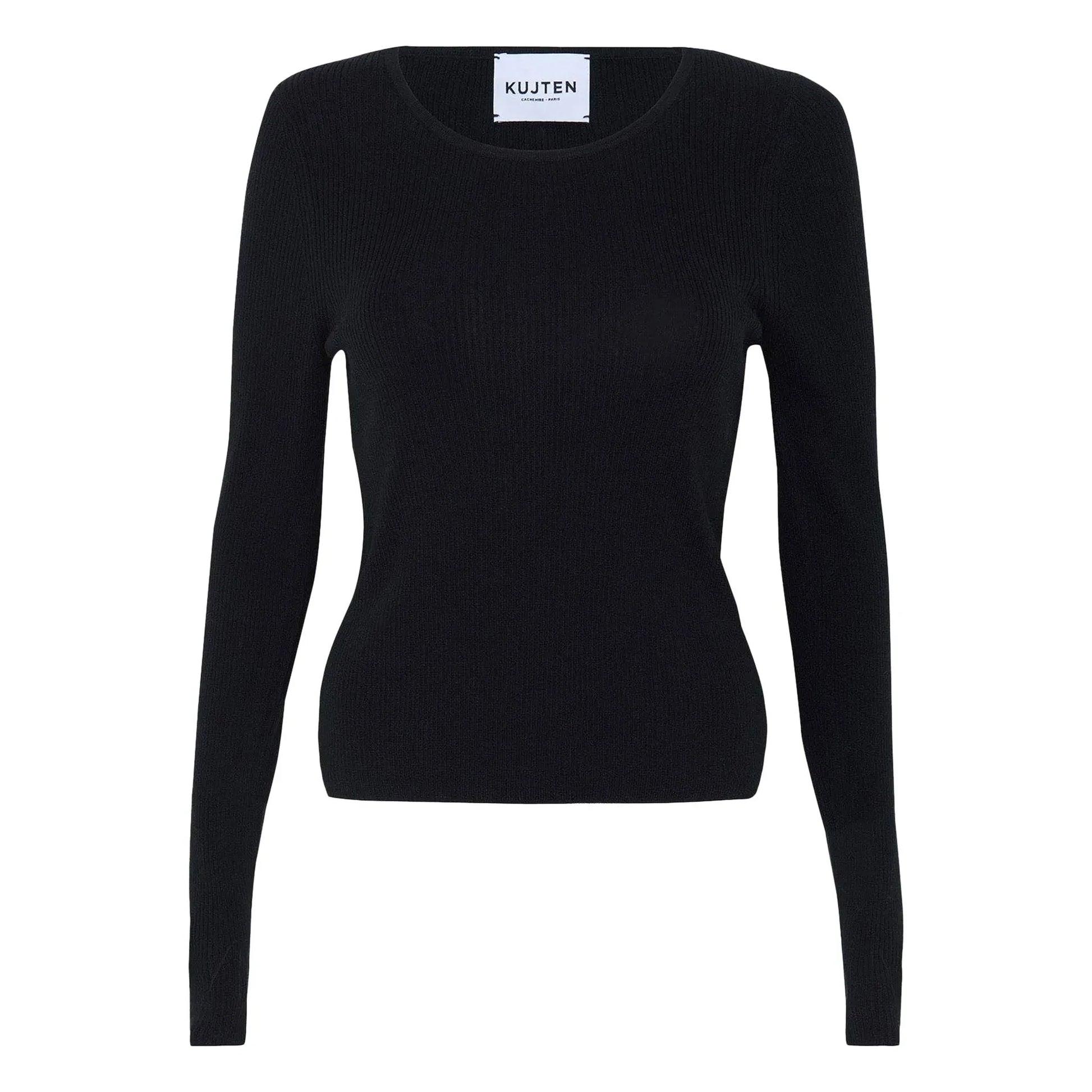 Kujten - Maori Silk and Cashmere Sweater | Black