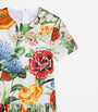 Dolce & Gabbana Kids Cotton Floral Dress (8-12+ Years)