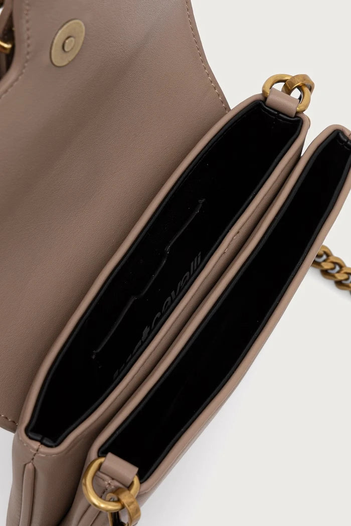 Just Cavalli suni deri kadın crossbody çanta