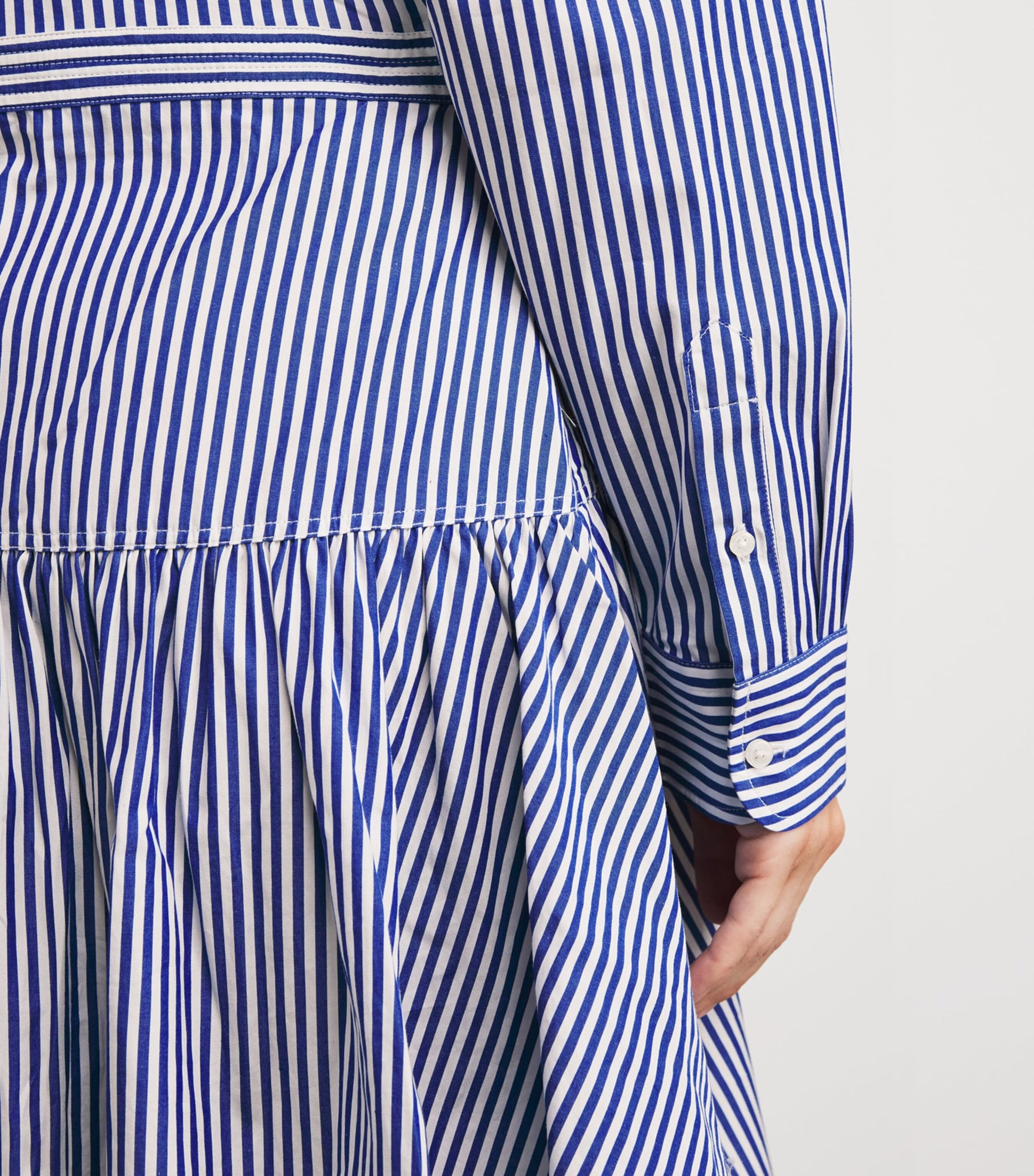 Polo Ralph Lauren Multi Cotton Stripe Mini Shirt Dress