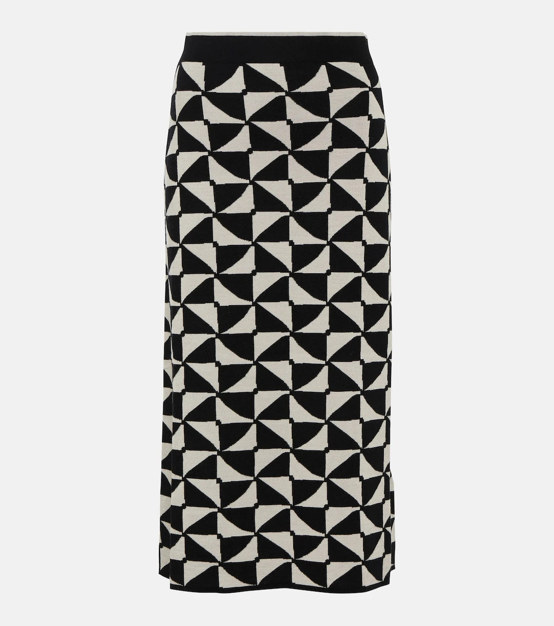 'S Max Mara - Enza high-rise wool midi skirt