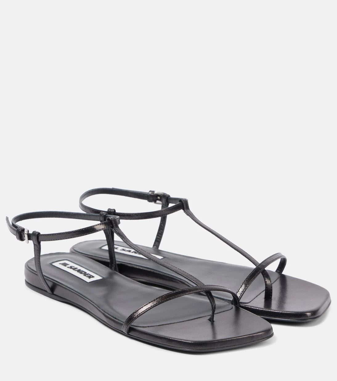 Jil Sander - Leather thong sandals