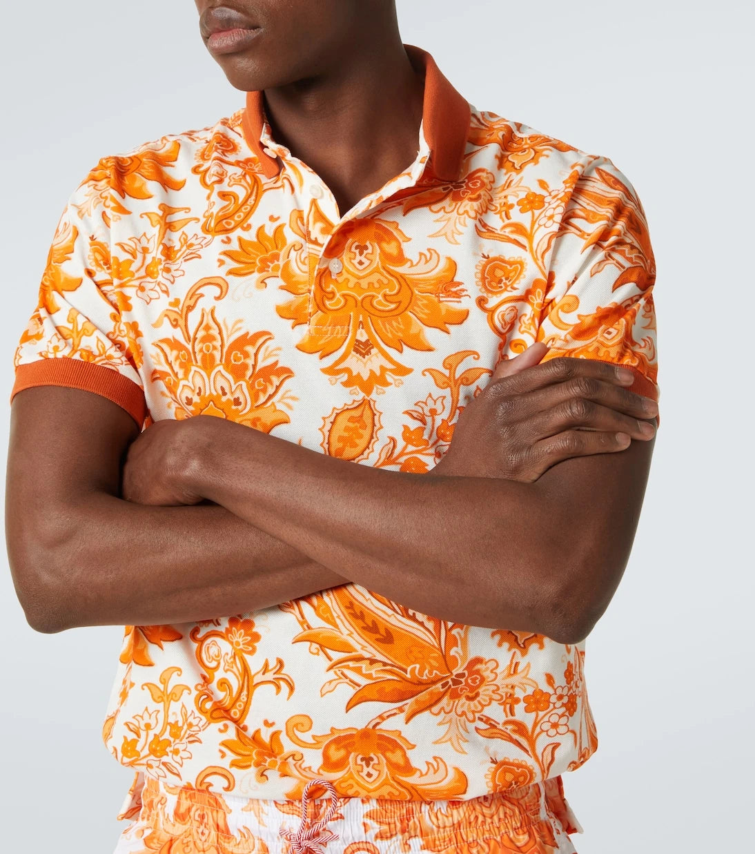 Etro - Paisley cotton polo shirt