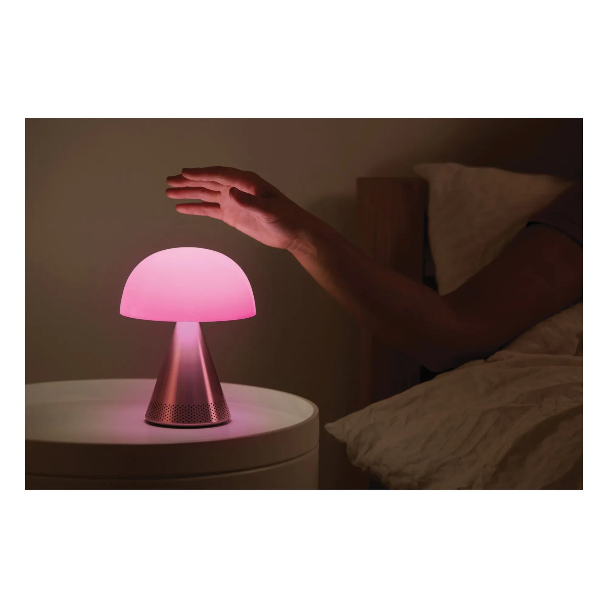 Lexon - Mina Audio Table Lamp | Aluminium