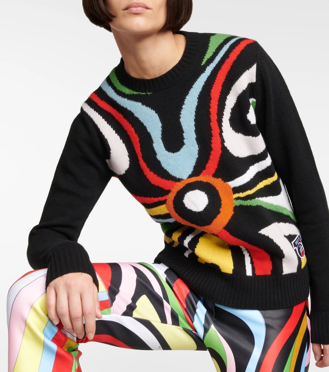 Pucci - x Fusalp Marmo wool sweater
