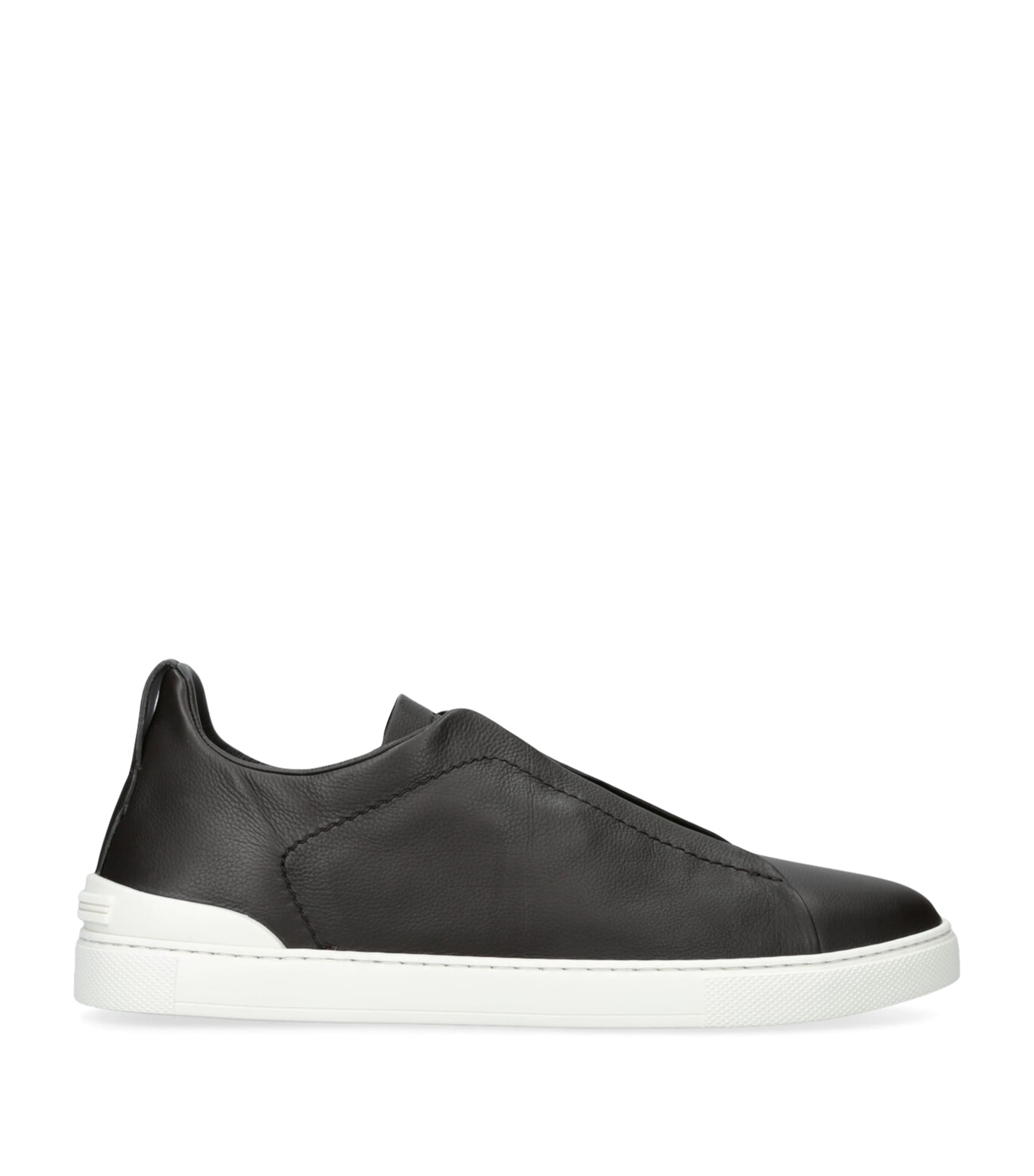 Leather Triple Stitch SECONDSKIN Sneakers