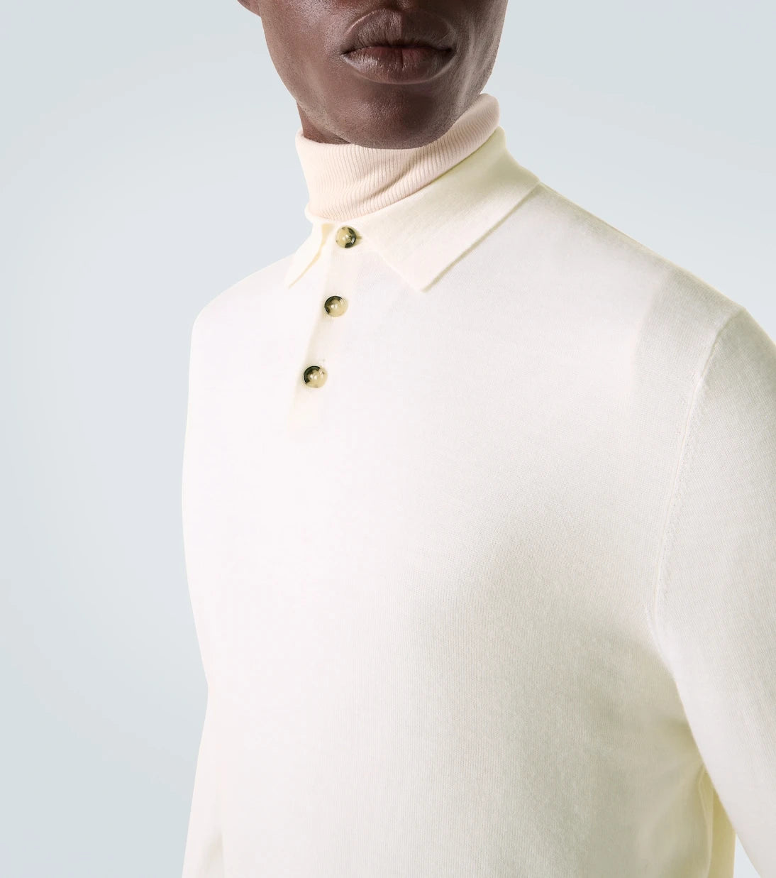 Allude - Virgin wool polo sweater