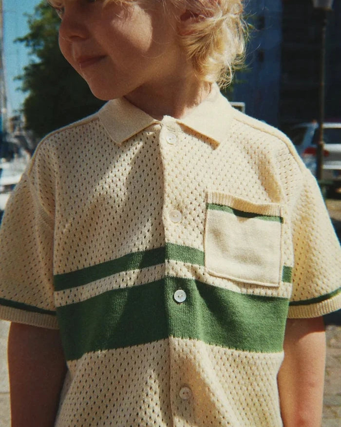 Konges Sløjd Çocuk Pamuk HAI KNIT SHIRT GOTS