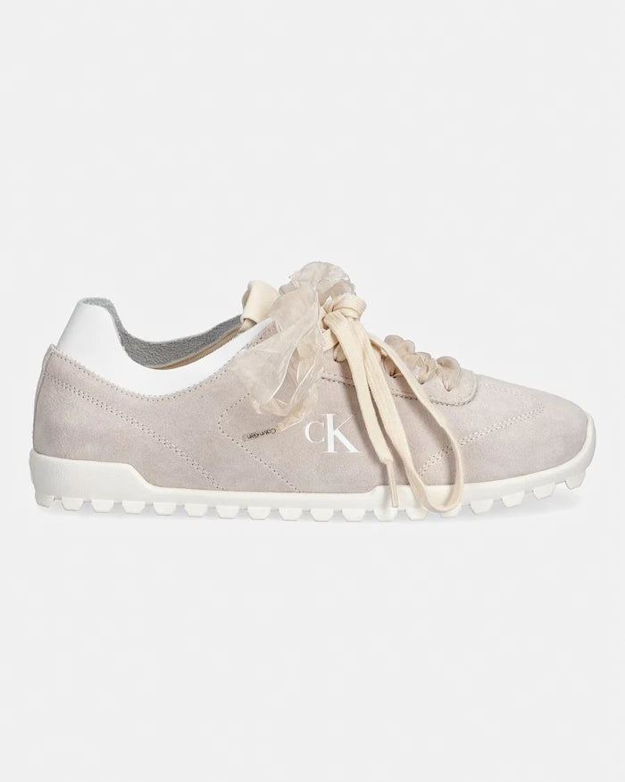Calvin Klein LOW PROFILE RUN MG SUE DB LACES kadın spor ayakkabı
