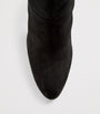 Black Suede Eve Over-The-Knee Boots 85