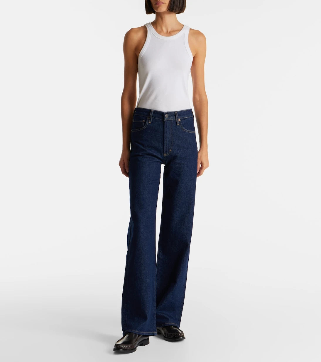 Agolde - Harper mid-rise straight jeans