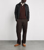 Norse Projects Burgundy Alpaca-Blend Rasmus Polo Sweater