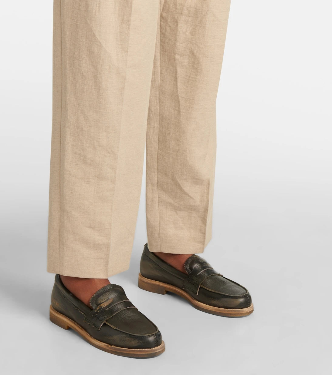 Golden Goose - Jerry leather penny loafers