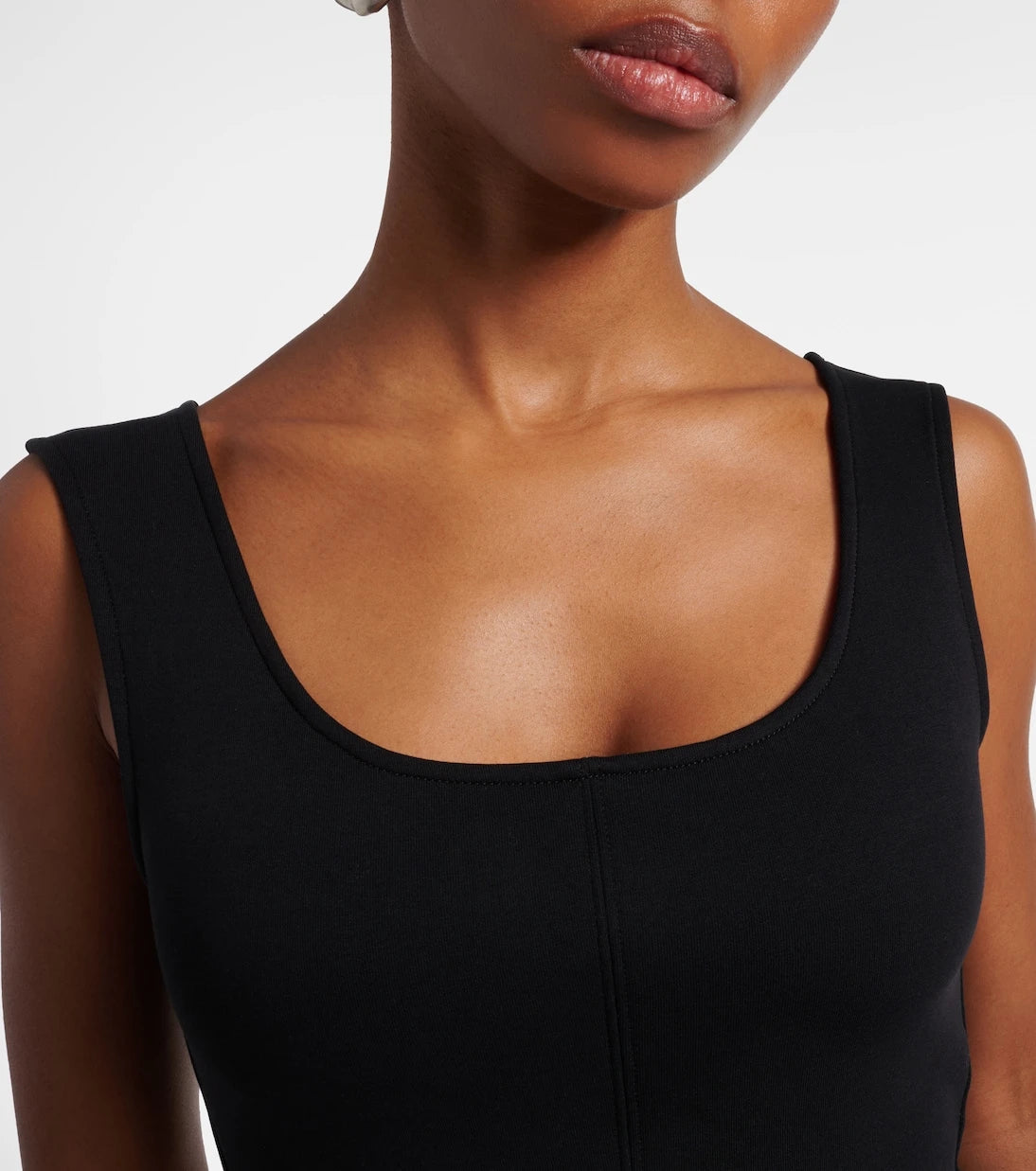 'S Max Mara - Dire cotton-blend crop top