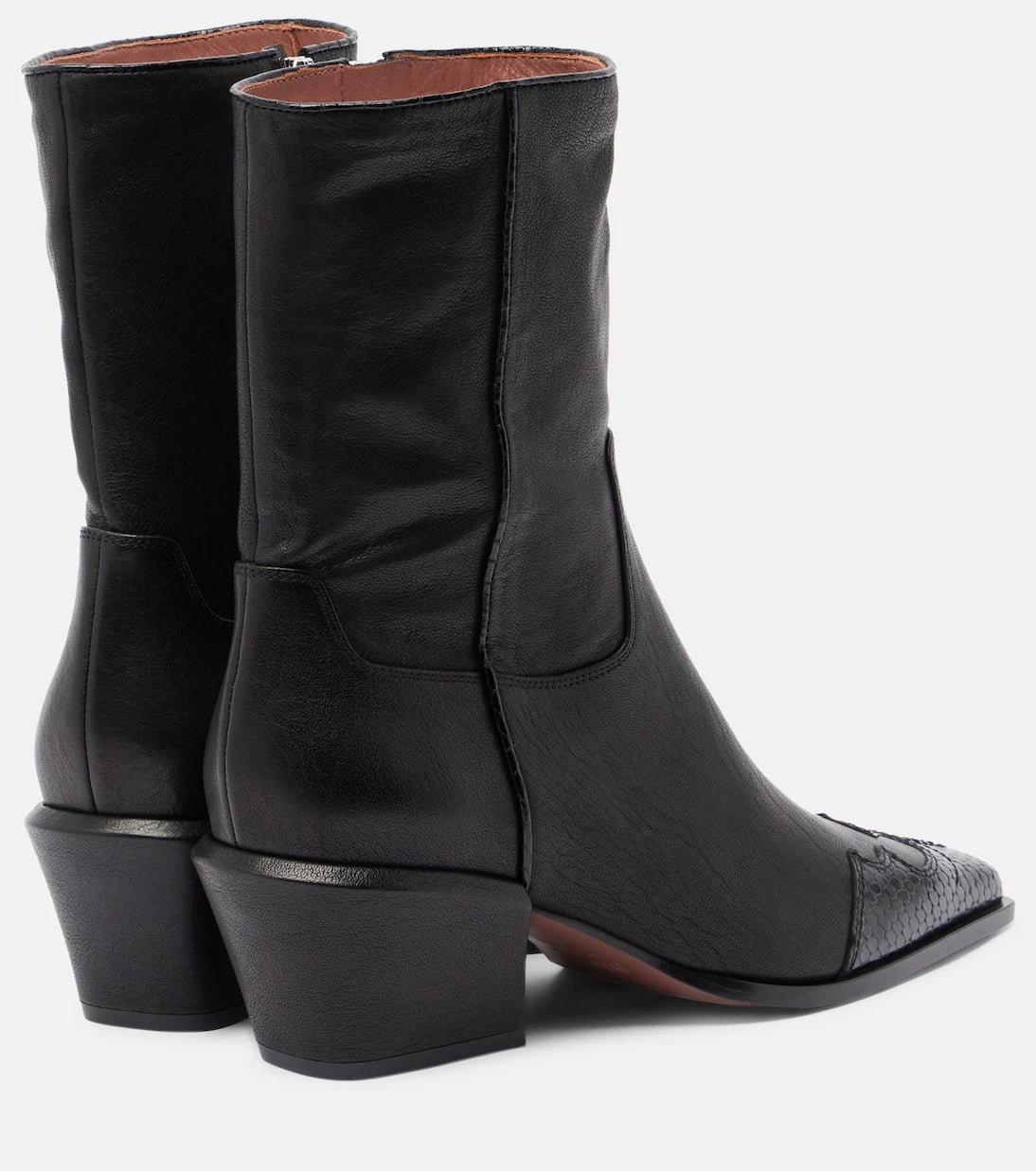 Paris Texas - Bettina leather cowboy boots