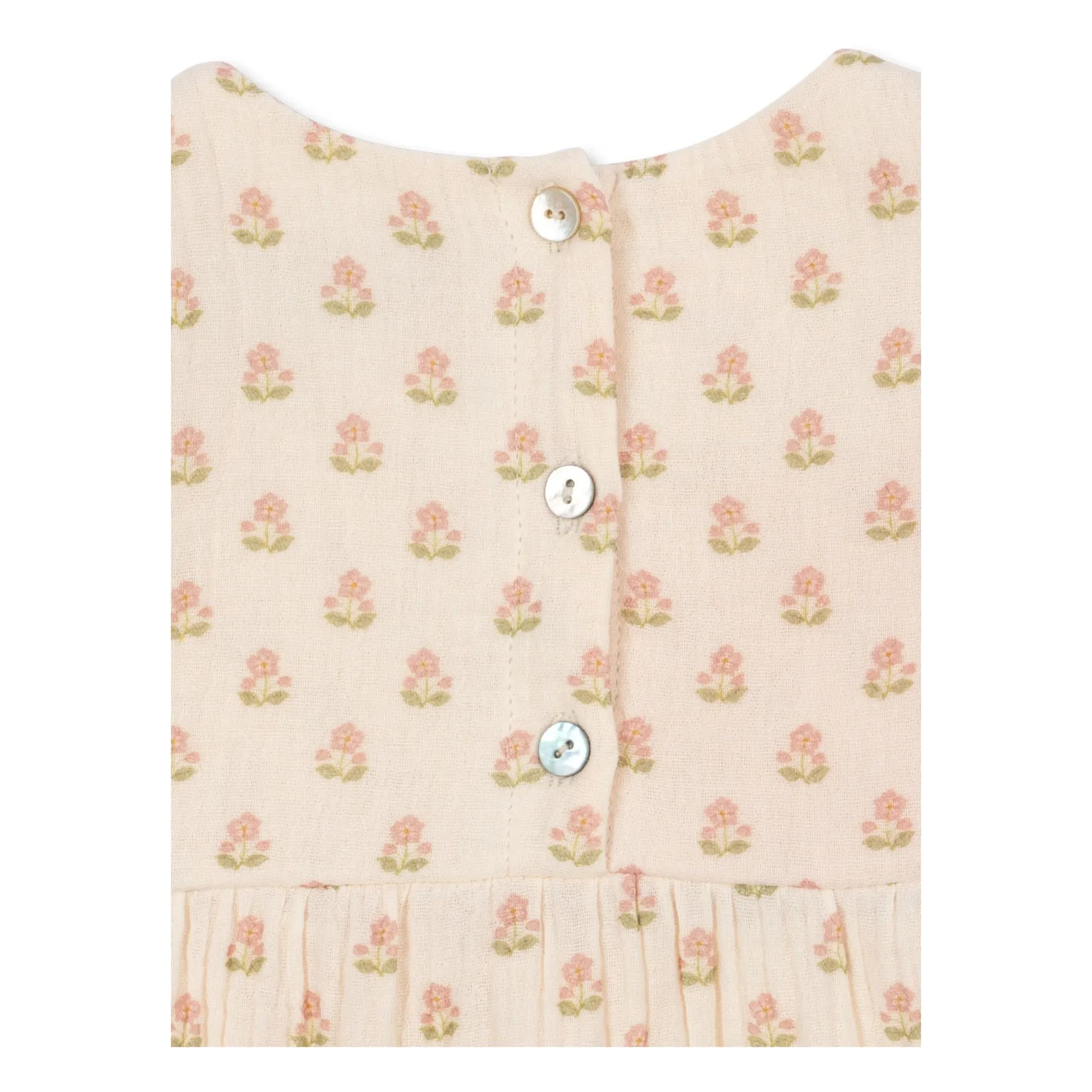 Konges Sløjd - Flounced romper Coco Organic Cotton | Pale Pink