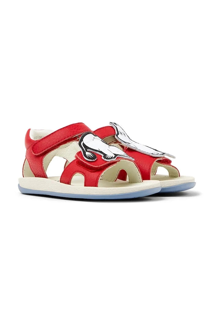 Детски сандали от кожа Camper TWS FW by Moomin