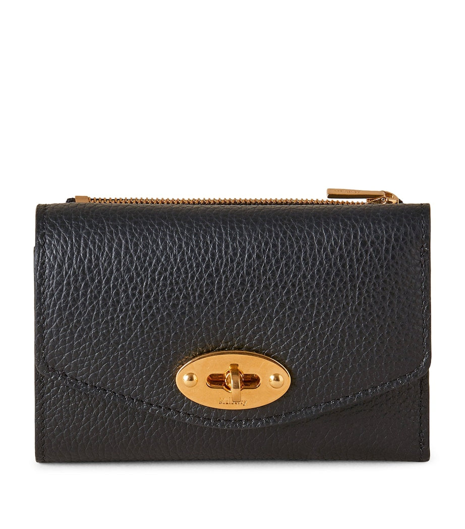 Mulberry Black Leather Folded Darley Wallet