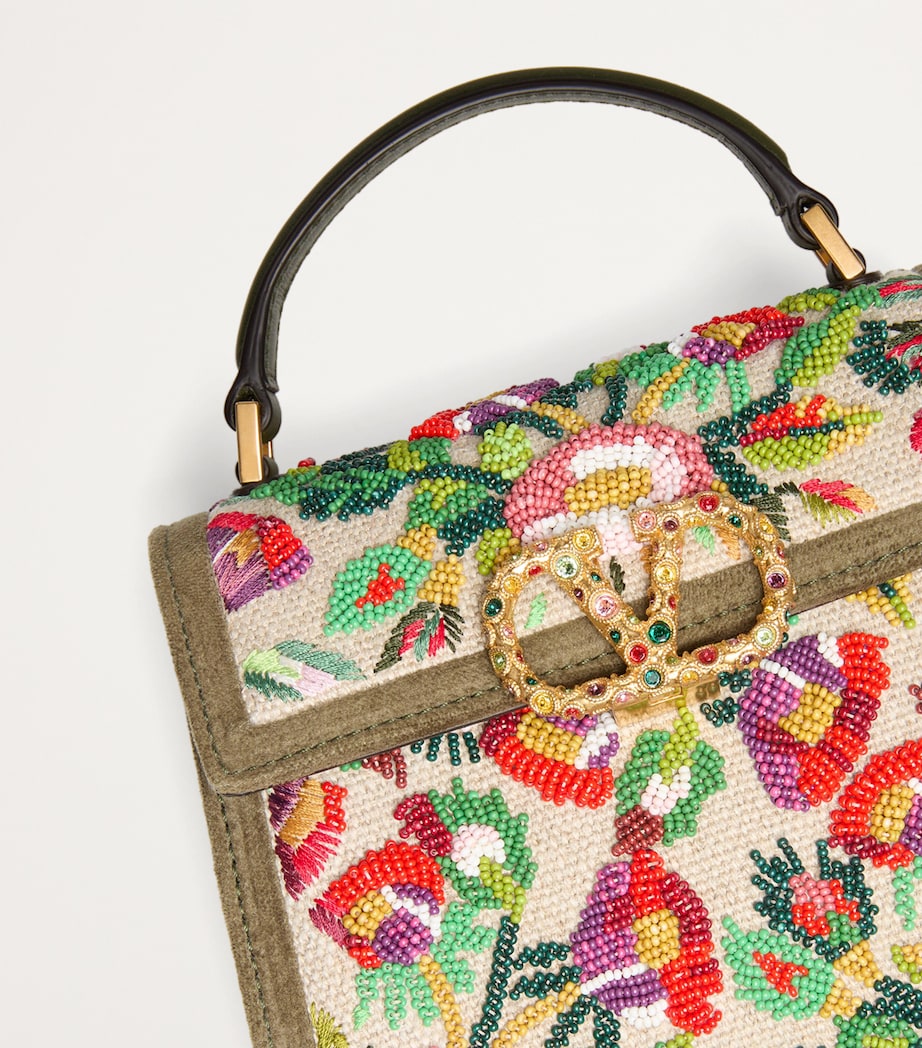 Valentino Garavani Multi Mini Embellished VSLING Top-Handle Bag