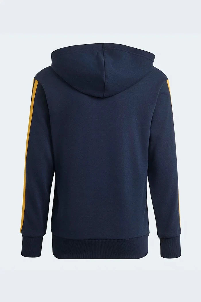 adidas Performance çocuklar için pamuklu kapüşonlu REAL MADRID sweatshirt