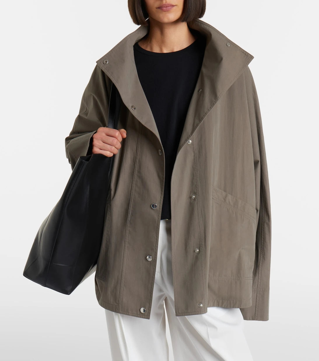 Toteme - Oversized cotton-blend jacket