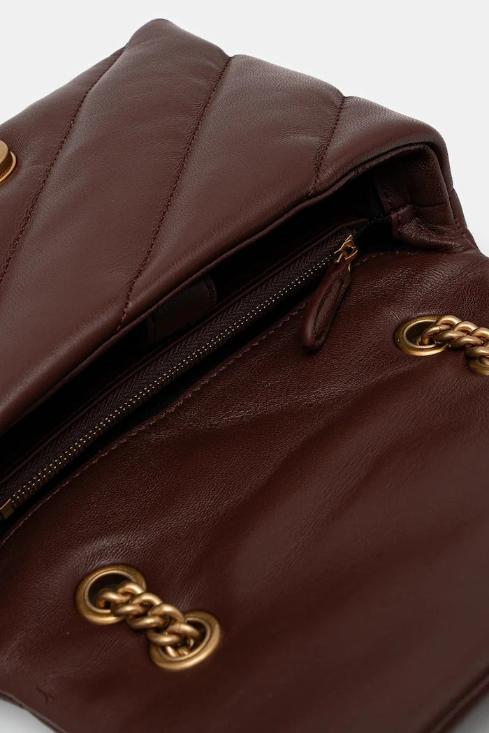 Pinko kadın deri crossbody çanta