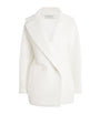 Max Mara White Mesh Teddy Bear Coat