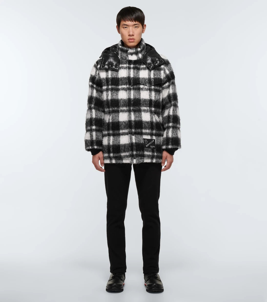 Moncler Genius - 7 Moncler FRGMT Hiroshi Fujiwara سترة كاروهات