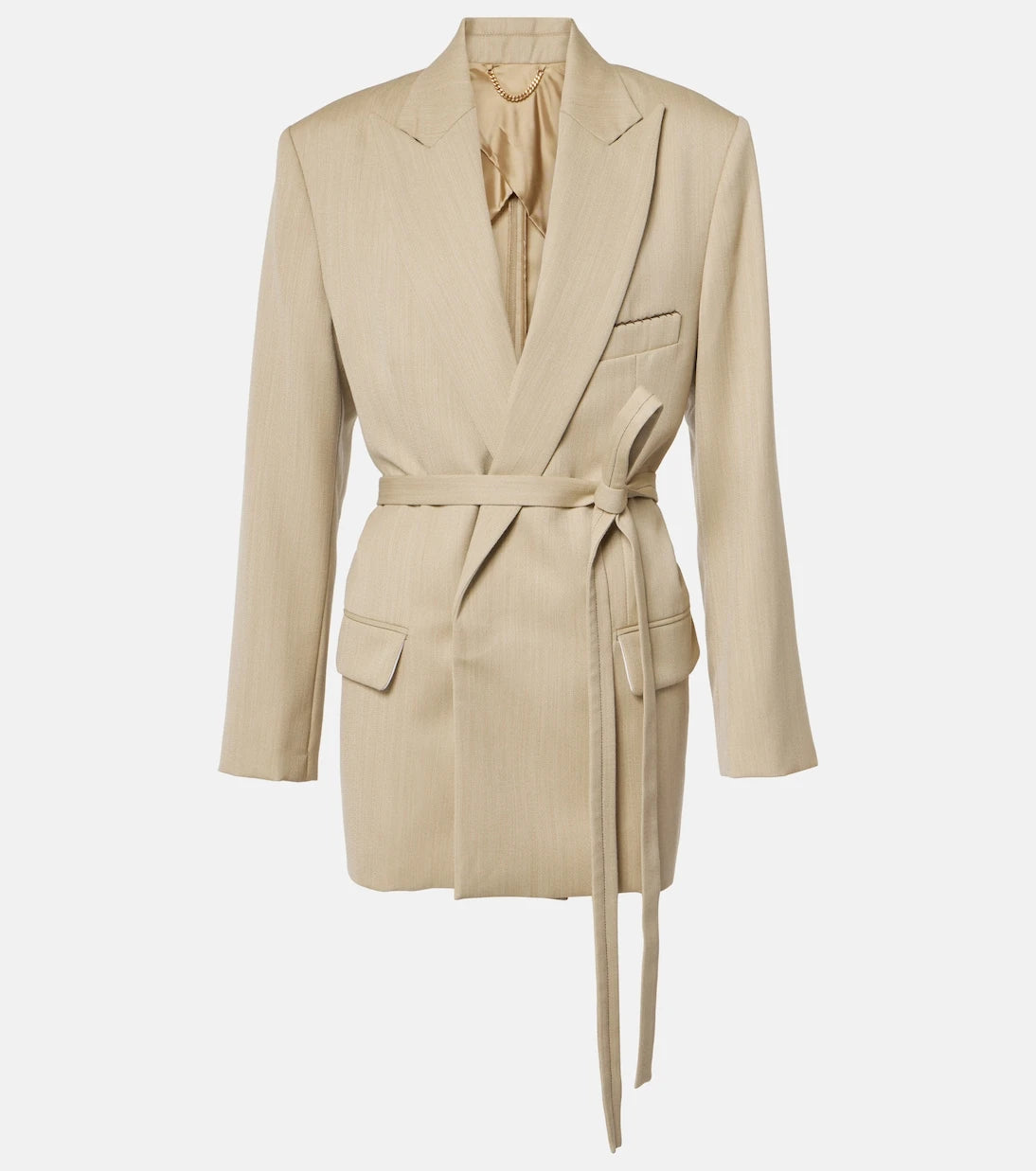 Victoria Beckham - Belted wool blazer