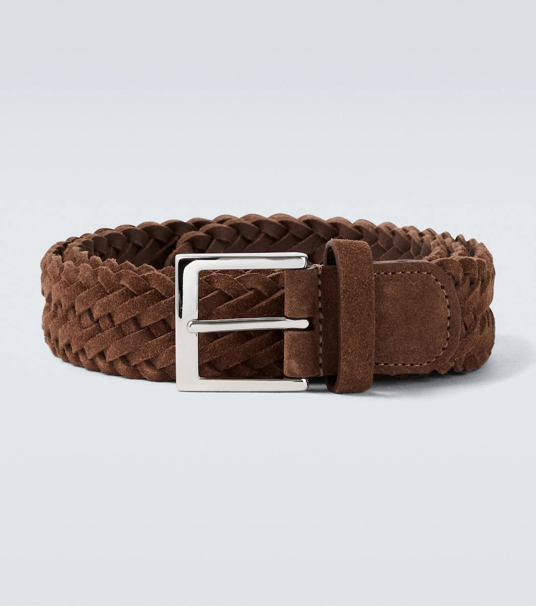 Kiton - Woven suede belt