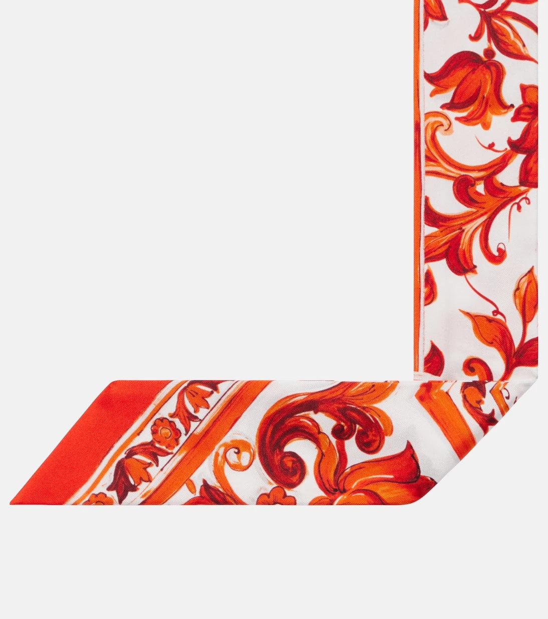 Dolce&Gabbana - Majolica silk twill scarf