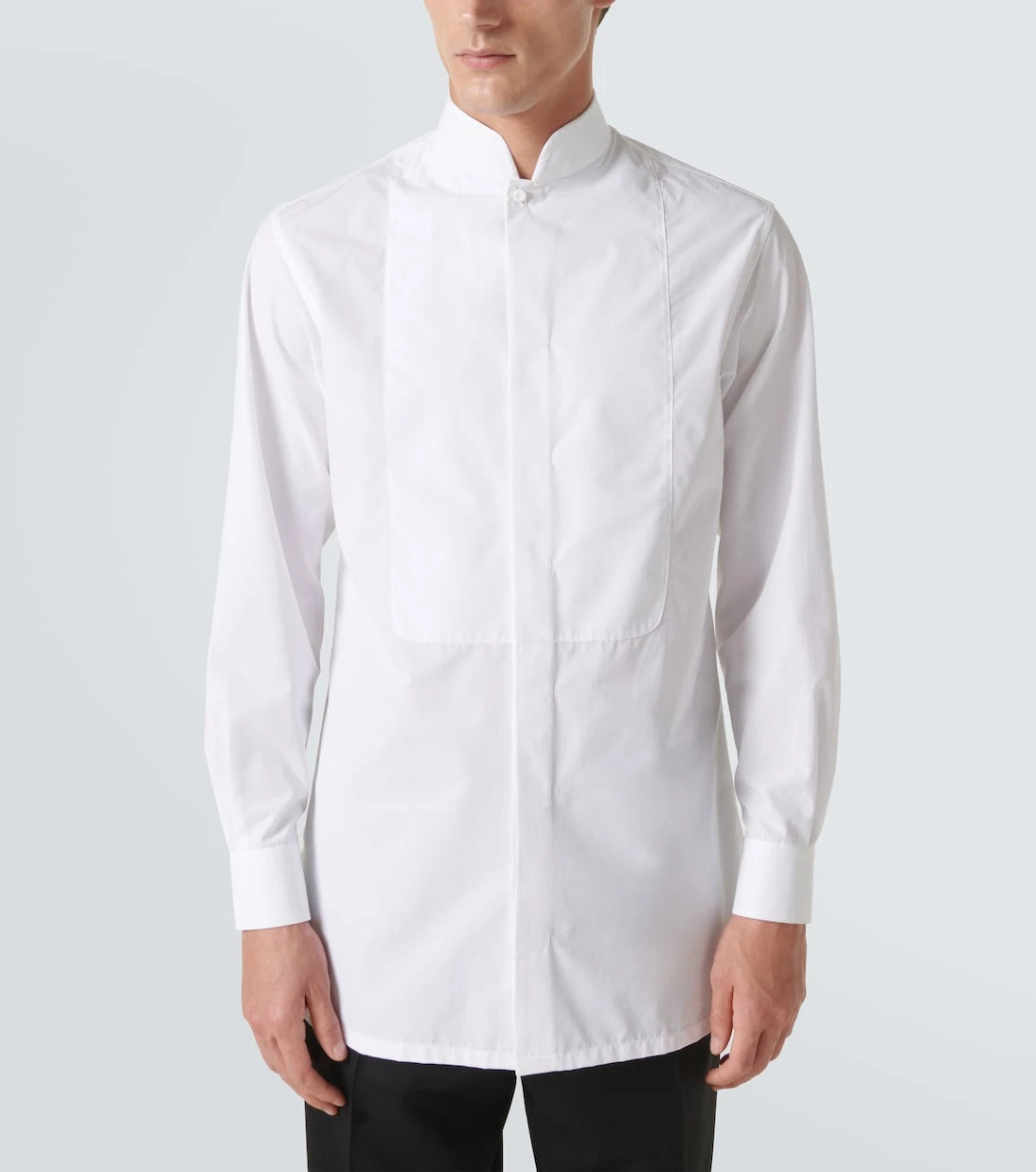 Loro Piana - Cotton tuxedo shirt