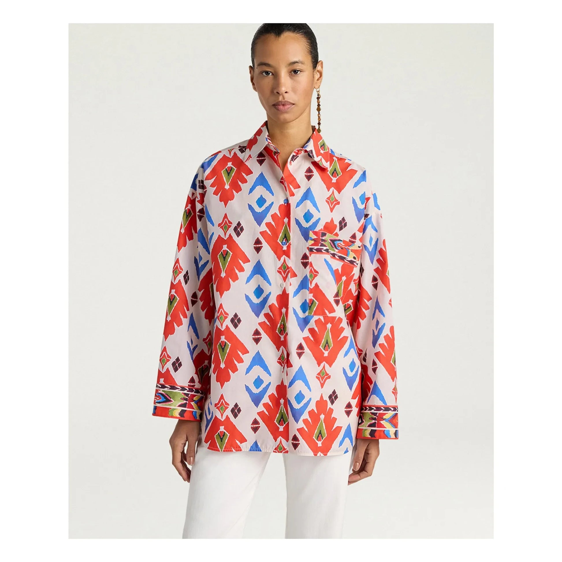 Momoni - Lucha Cotton shirt | Red