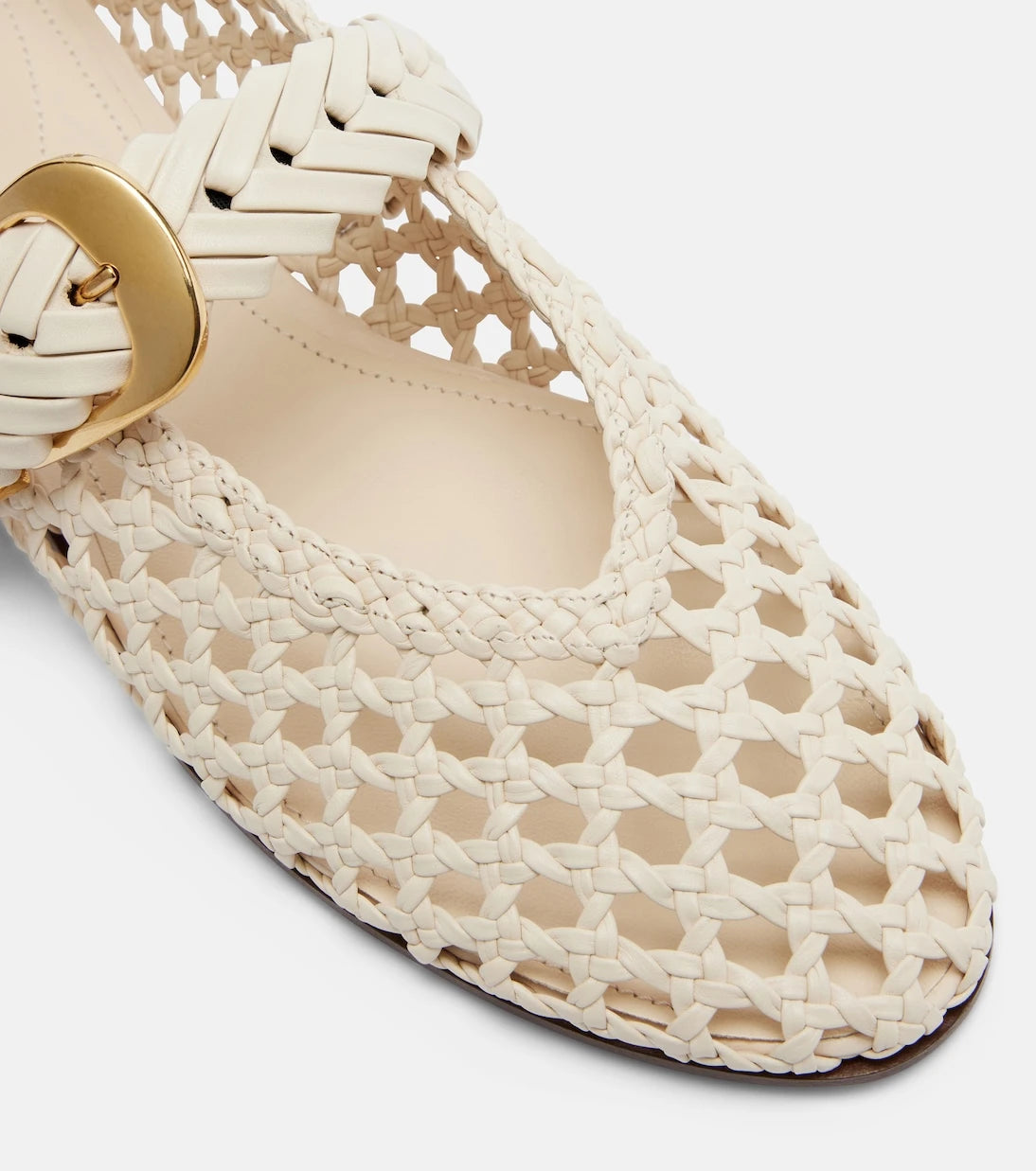 Zimmermann - Alchemy braided leather Mary Jane flats